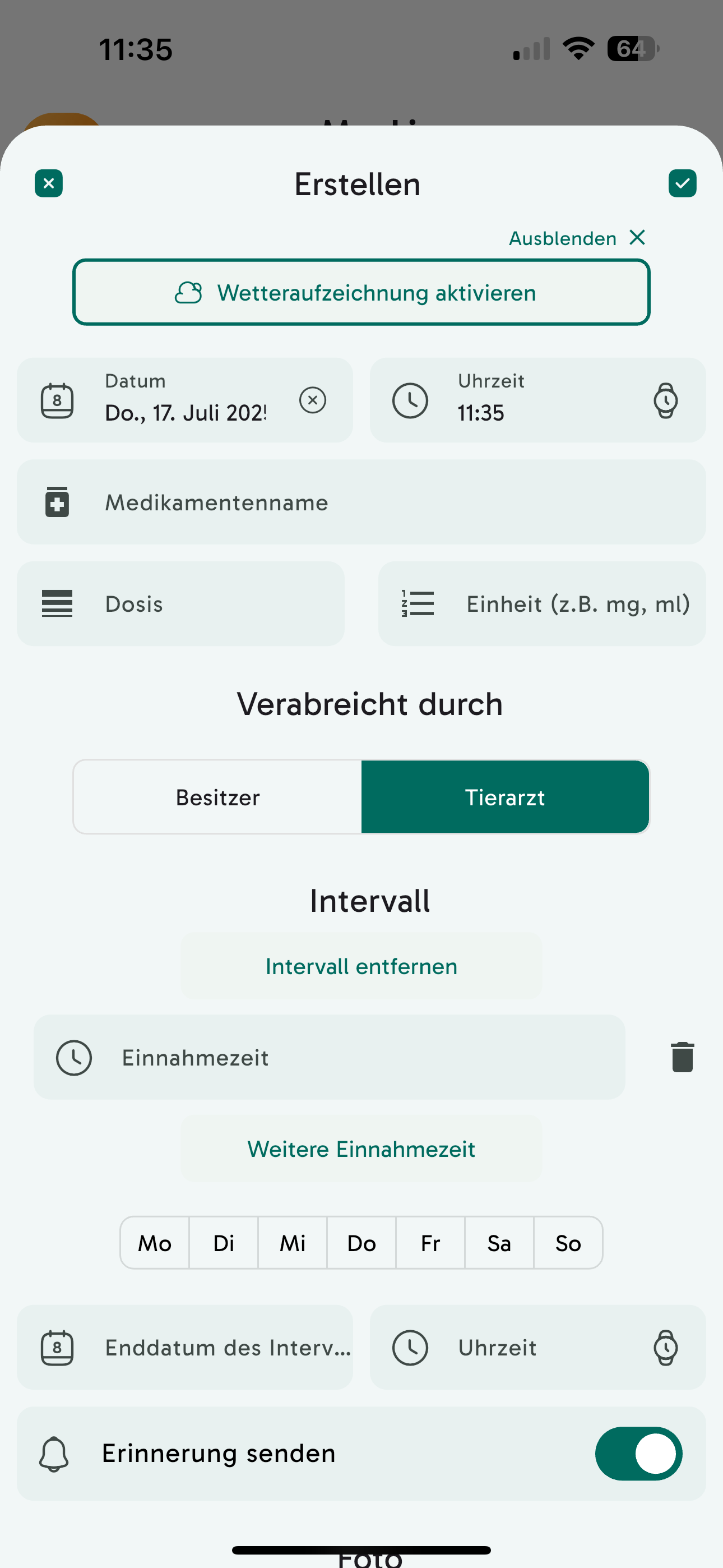 PetLog Screenshot